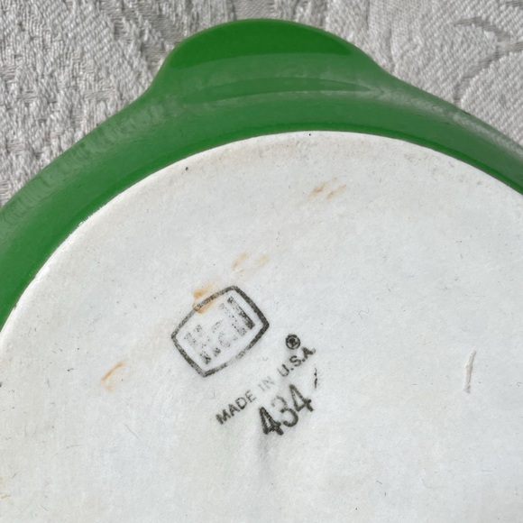 Set of 2 Vintage Hall Green Casserole Serving Dishes - Picture 4 of 6